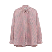 Our Legacy Borrowed BD Shirt Pink Kimble Check