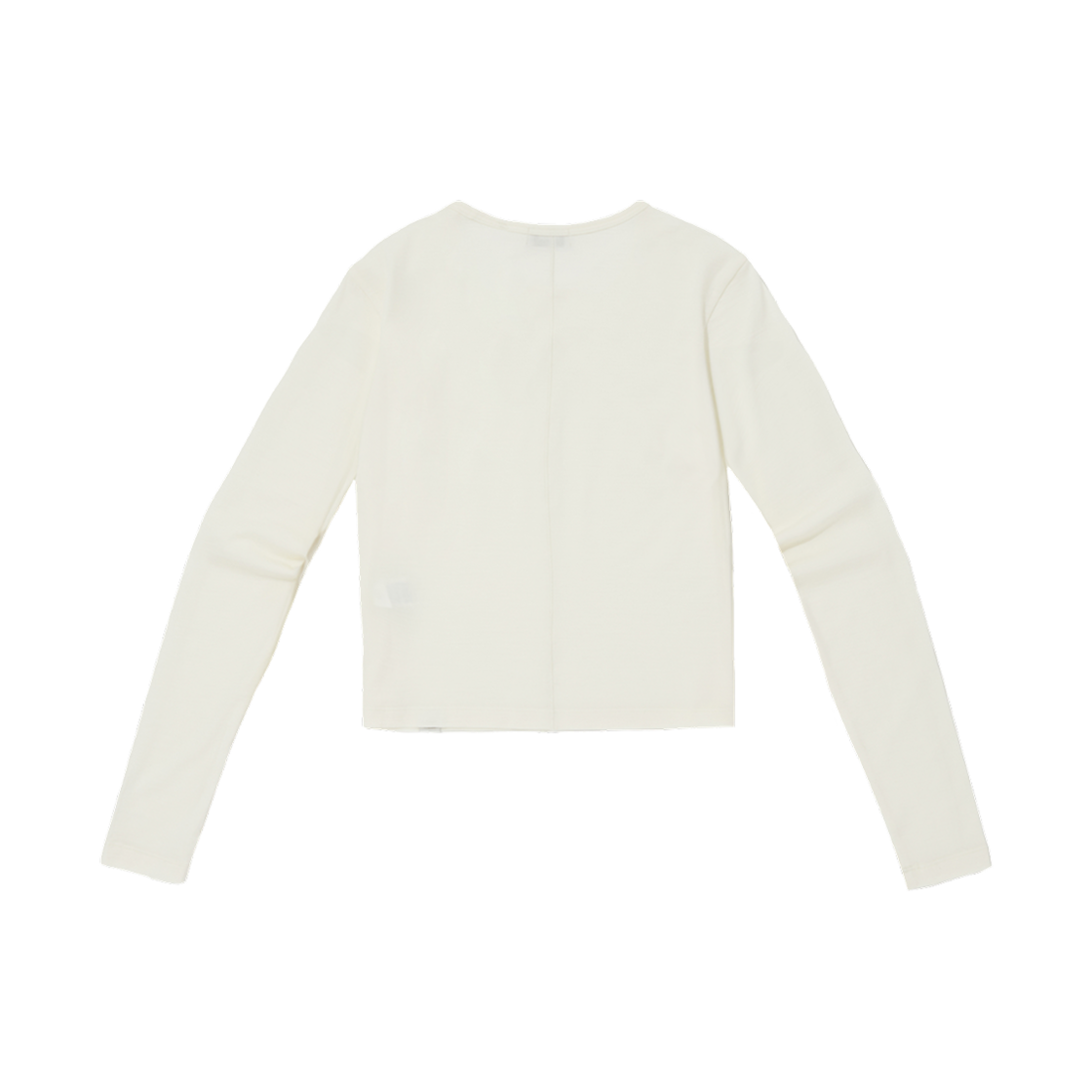 노스페이스 벨루카 울 크롭 롱슬리브 라운드 티셔츠 크림 - 25SS(The North Face Veluca Wool Crop L/S Round T-Shirt Cream - 25SS) - 2