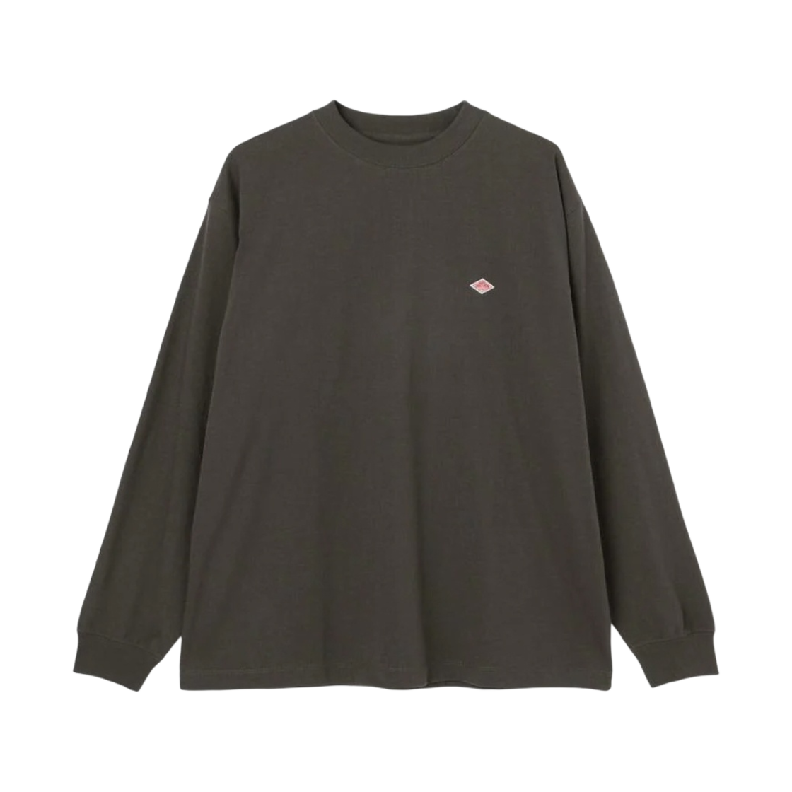 단톤 플레인 롱슬리브 티셔츠 콜 그레이(Danton Plain Long Sleeve T-Shirt Coal Grey)