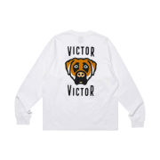 Victor Victor Long Sleeve T-Shirt White