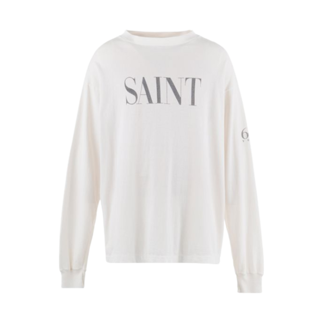 SAINT M×××××× 25SS SAINT 666 LS TEE 세인트 마이클 세인트 666 롱슬리브 티셔츠 화이트 - 25SS | Saint