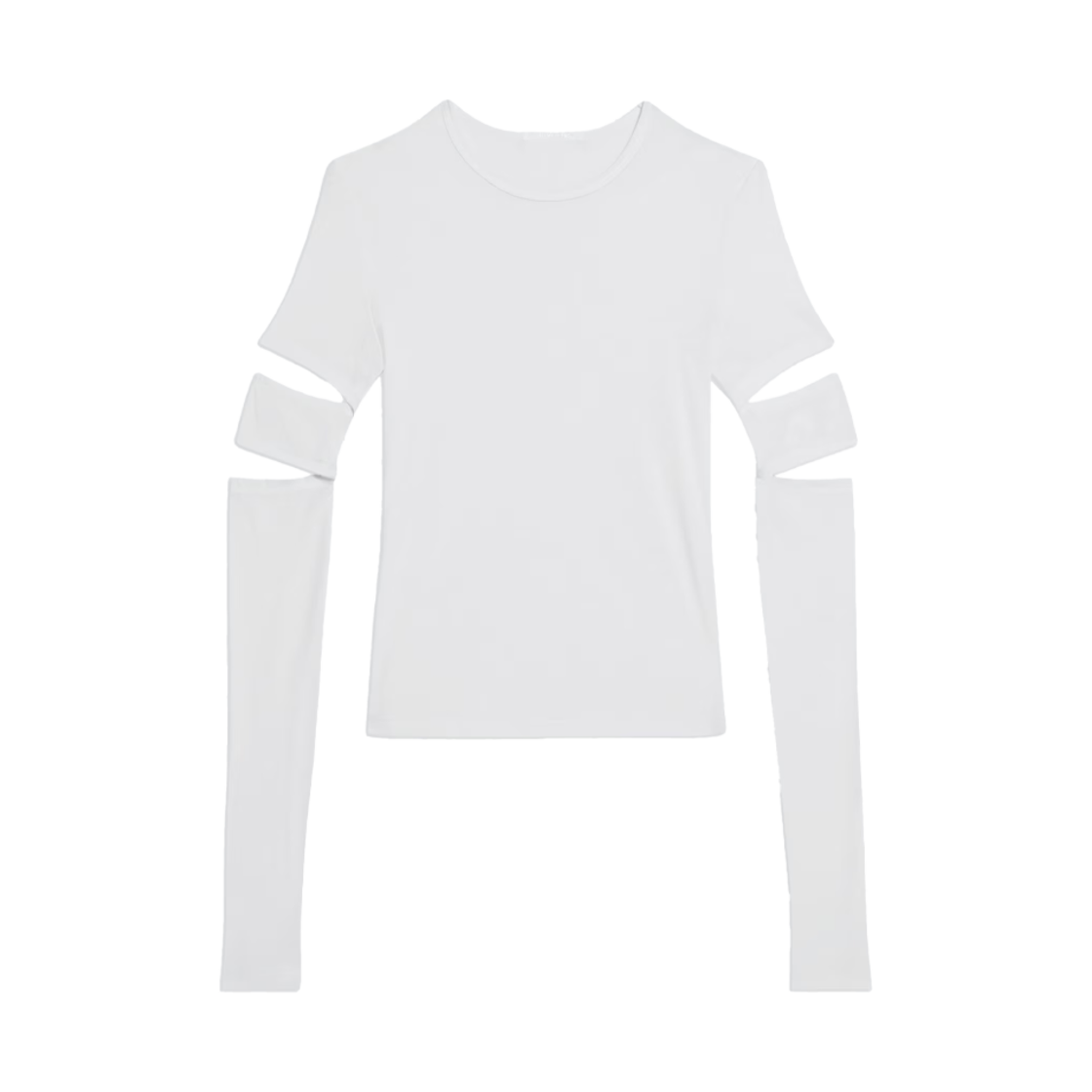 헬무트 랭 우먼 슬래쉬 LS 탑 옵틱 화이트 - 25SS(Helmut Lang Women Slash LS Top Optic White - 25SS)