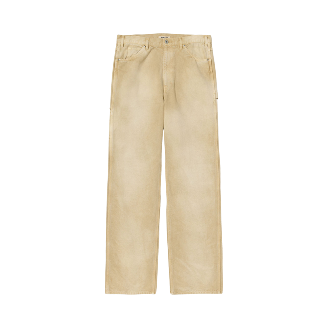 A25SP02CD Auralee Organic Cotton Duck Pants Light Beige