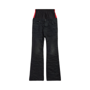 Balenciaga Layered Jeans Black Multicolored