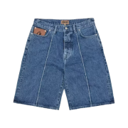 Corteiz C Star Denim Jorts Faded Blue