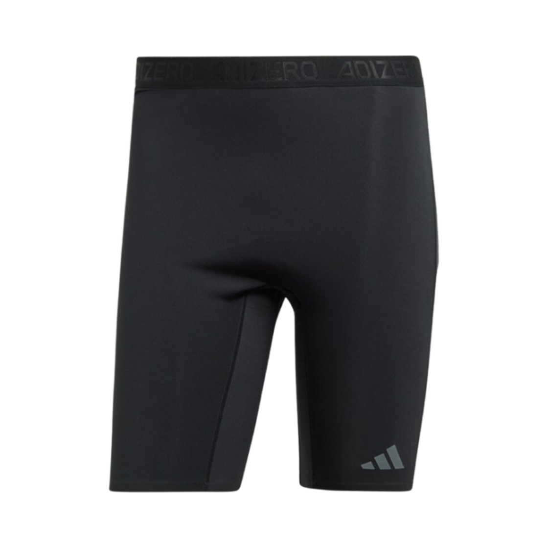 아디다스 아디제로 러닝 숏 러닝 레깅스 코어 블랙 그레이 식스 - US 사이즈