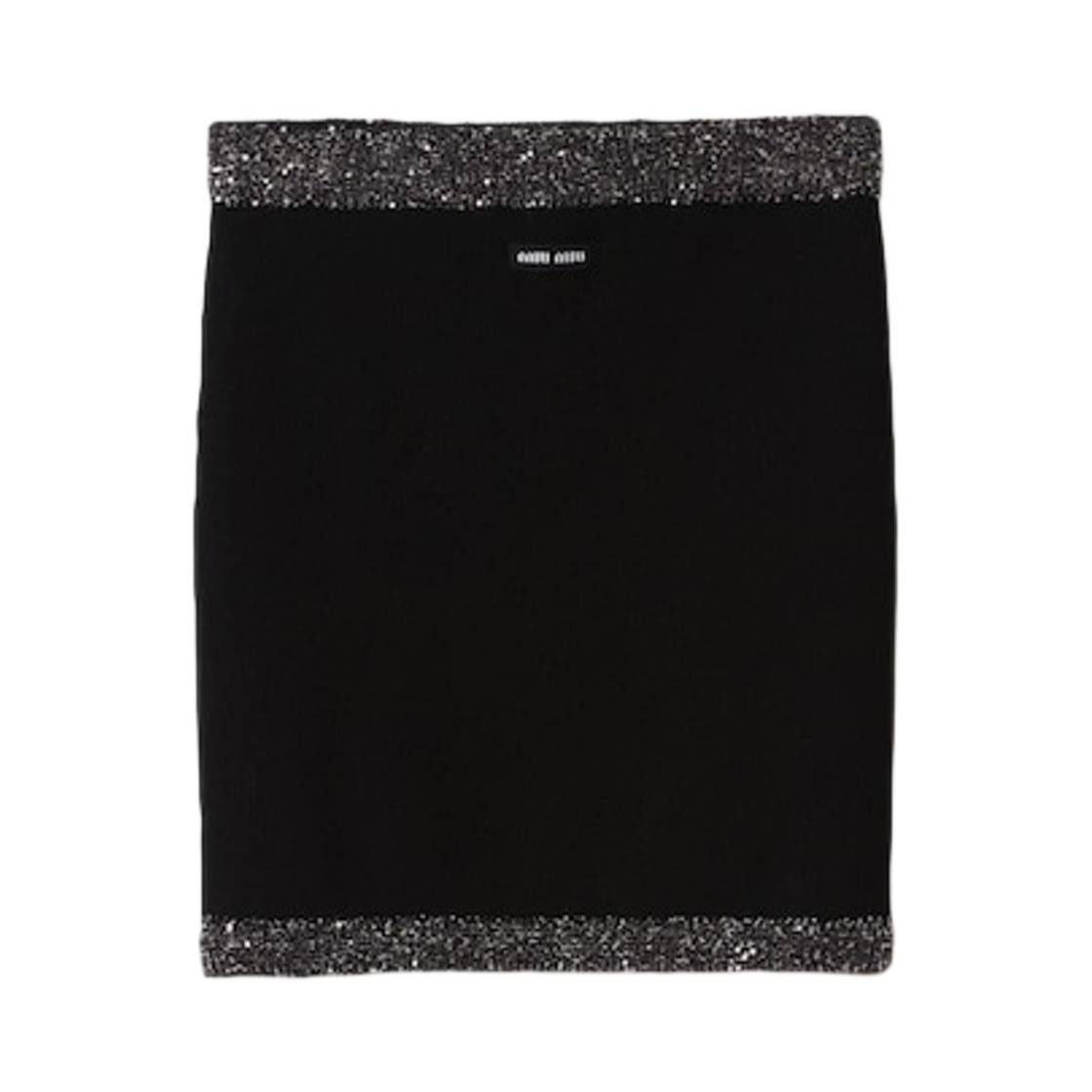 (W) 미우 미우 캐시미어 미니스커트 블랙