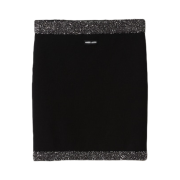 (W) Miu Miu Cashmere Miniskirt Black