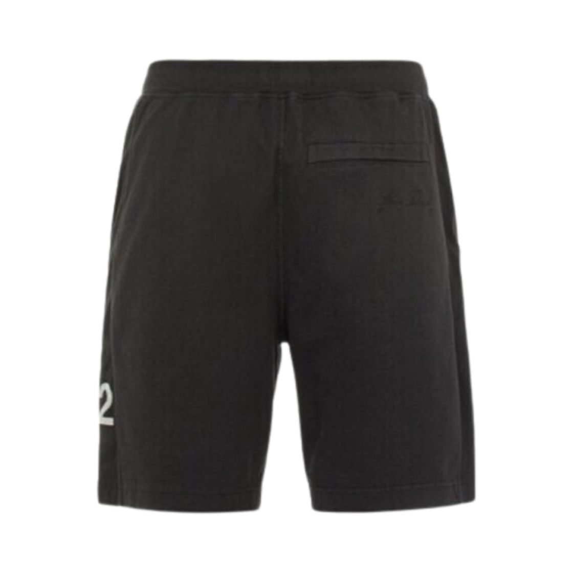 7615654Q1-V0029 Stone Island 654Q1 Cotton Fleece Shorts Black - 22SS