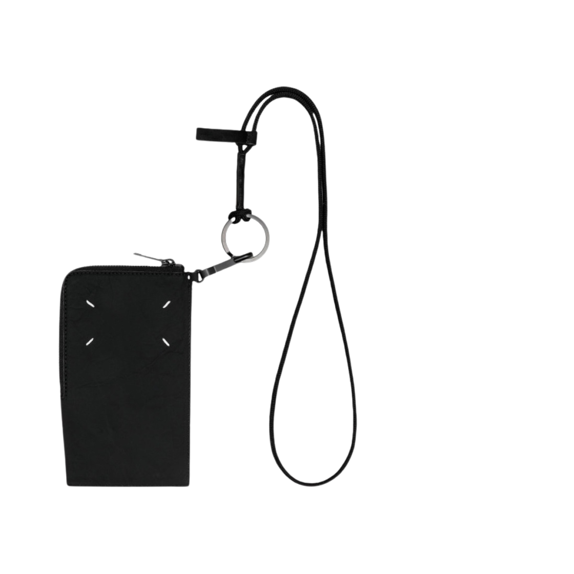 S55UI0300P4135T8013 Maison Margiela iPhone Holder Black - 대표 이미지 #1