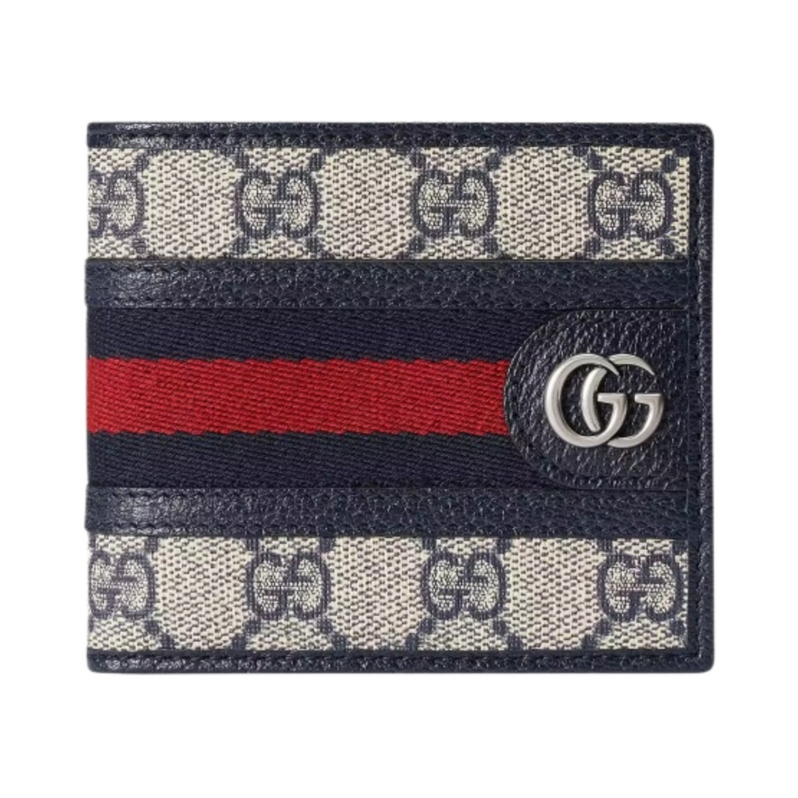 구찌 오피디아 GG 반지갑 베이지 블루(Gucci Ophidia GG Wallet Beige Blue)