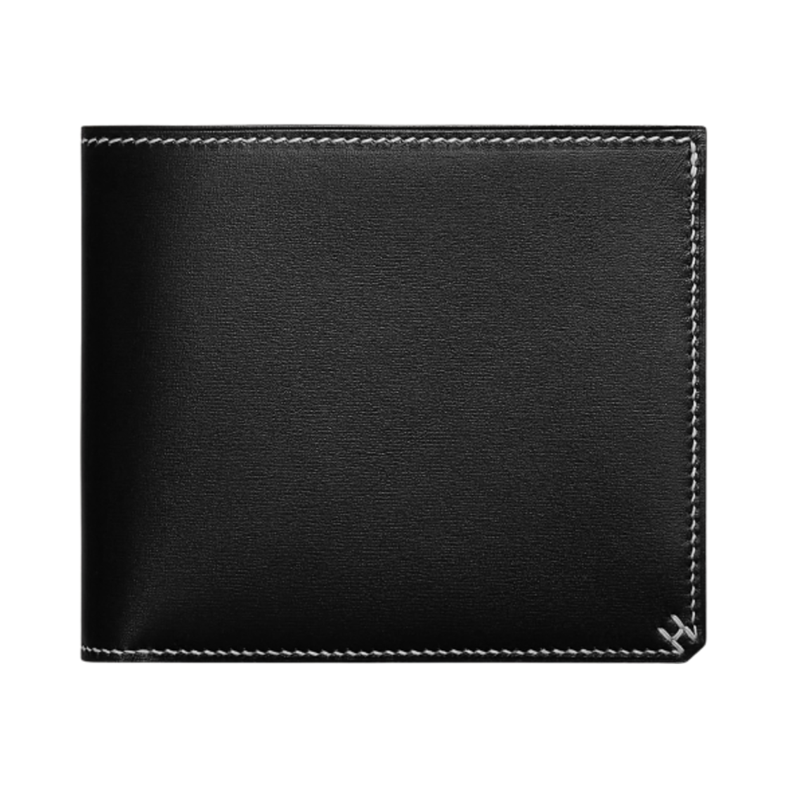 에르메스 H 셀리에 컴팩트 지갑 박스 카프스킨 & 팔라듐 하드웨어 누아(Hermes H Sellier Compact Wallet Box Calfskin & Palladium Noir) - 1