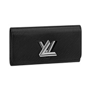 Louis Vuitton Twist Wallet Epi Black Silver
