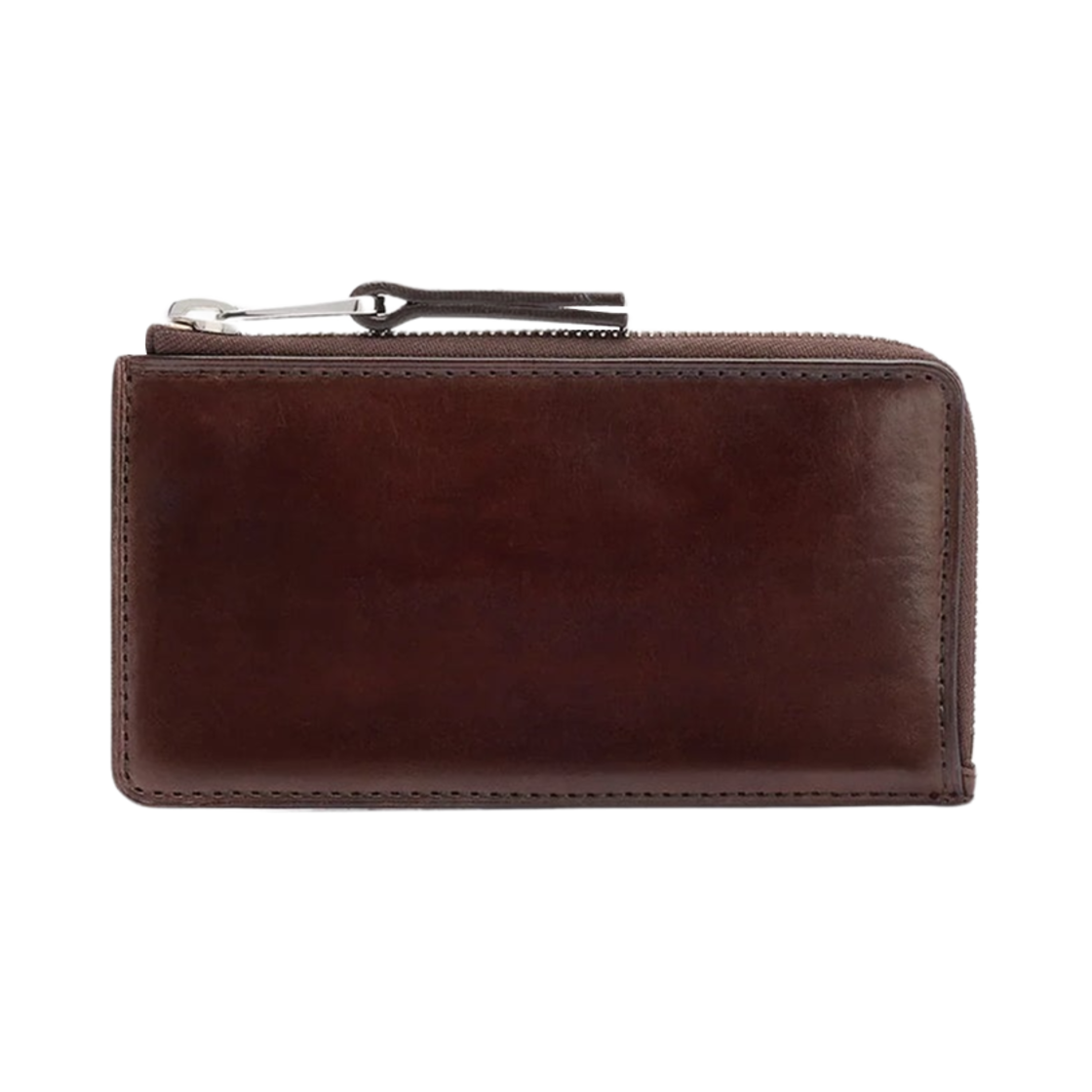 SL0055-LL0132-512 Lemaire Patina Zip Coin Card Holder Ristretto