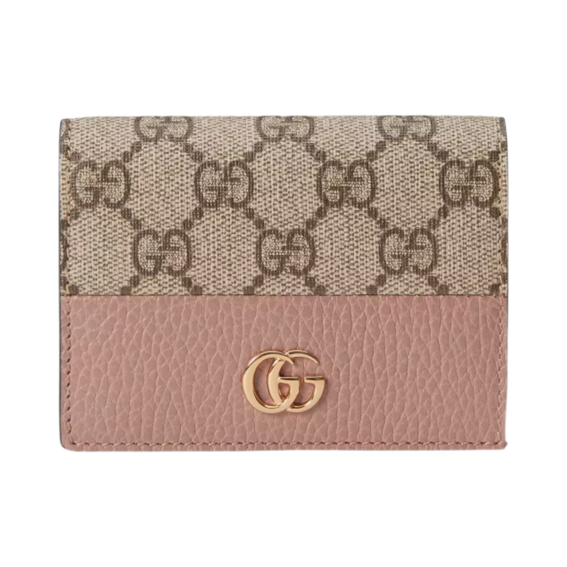 구찌 GG 마몽 카드 케이스 지갑 더스티 핑크(Gucci GG Marmont Card Case Wallet Dusty Pink)