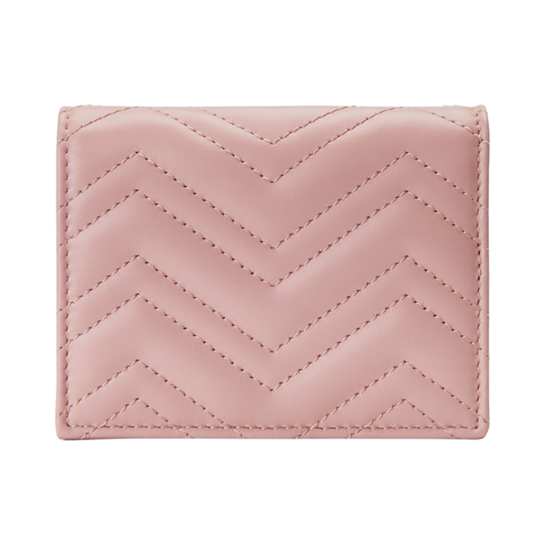 구찌 GG 마몽 마틀라세 카드 케이스 지갑 라이트 핑크 레더(Gucci GG Marmont Matelasse Card Case Wallet Light Pink Leather) - 3