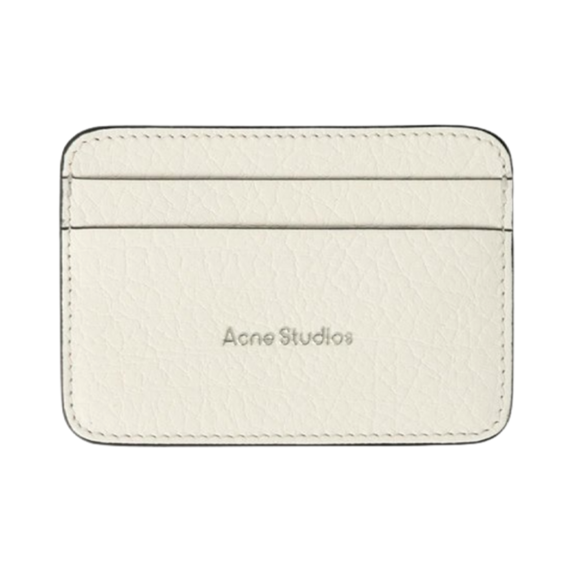 CG0245-100 Acne Studios Leather Card Holder White