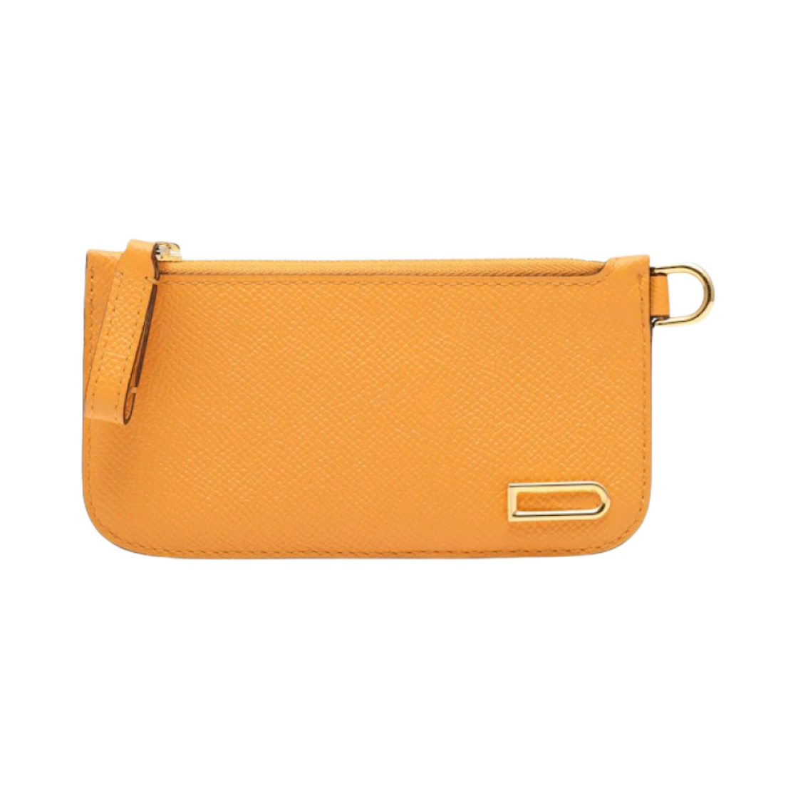AB0649BKN0AZCDG Delvaux Vagabond Zipped Card Holder in Alpina Calf Honey