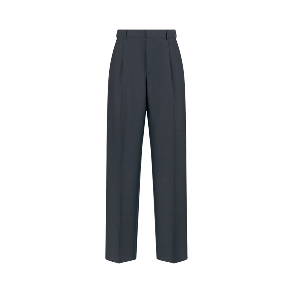 483C134A6092-C589 Dior Pants Blue Wool Mohair Twill