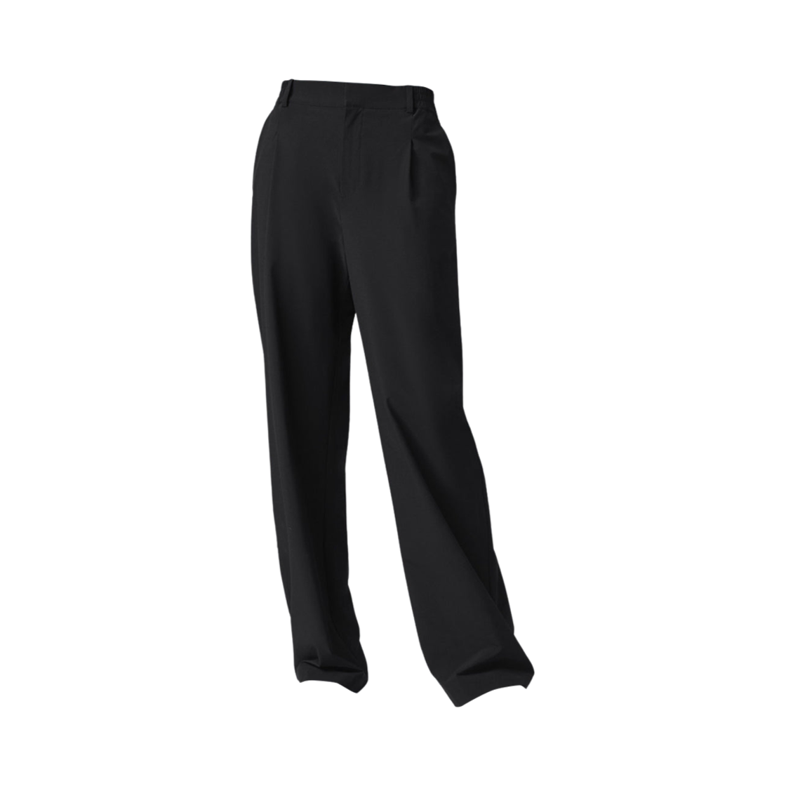 (W) 알로 요가 하이 웨이스트 퍼수트 롱 트라우저 블랙((W) Alo Yoga High Waist Pursuit Long Trouser Black)