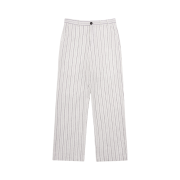 STU Stripe Linen Pants White