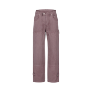 Thevinylhouse Dyed Double Knee Pants Pink