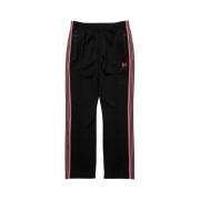 Needles Narrow Track Pants Poly Smooth Black