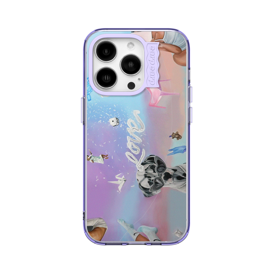 어프어프 x 로렌정 웨이브라벨 러브 퍼플