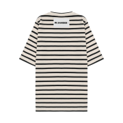 (W) Jil Sander Cotton Jersey Stripe T-Shirt Grey
