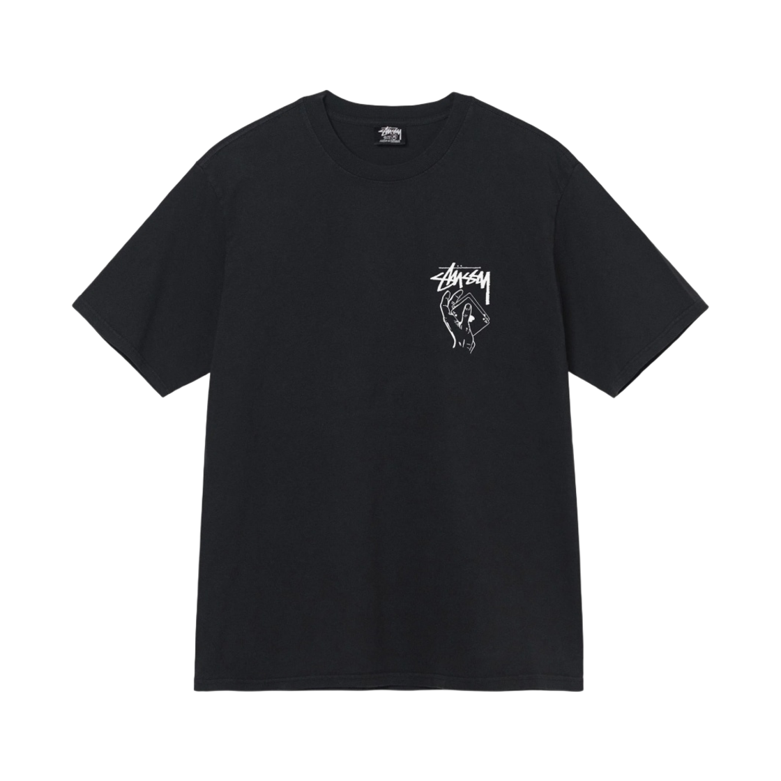 스투시 셔플 피그먼트 다이드 티셔츠 블랙(Stussy Shuffle Pigment Dyed T-Shirt Black) - 2