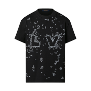 Louis Vuitton Spread Embroidery T-Shirt Black