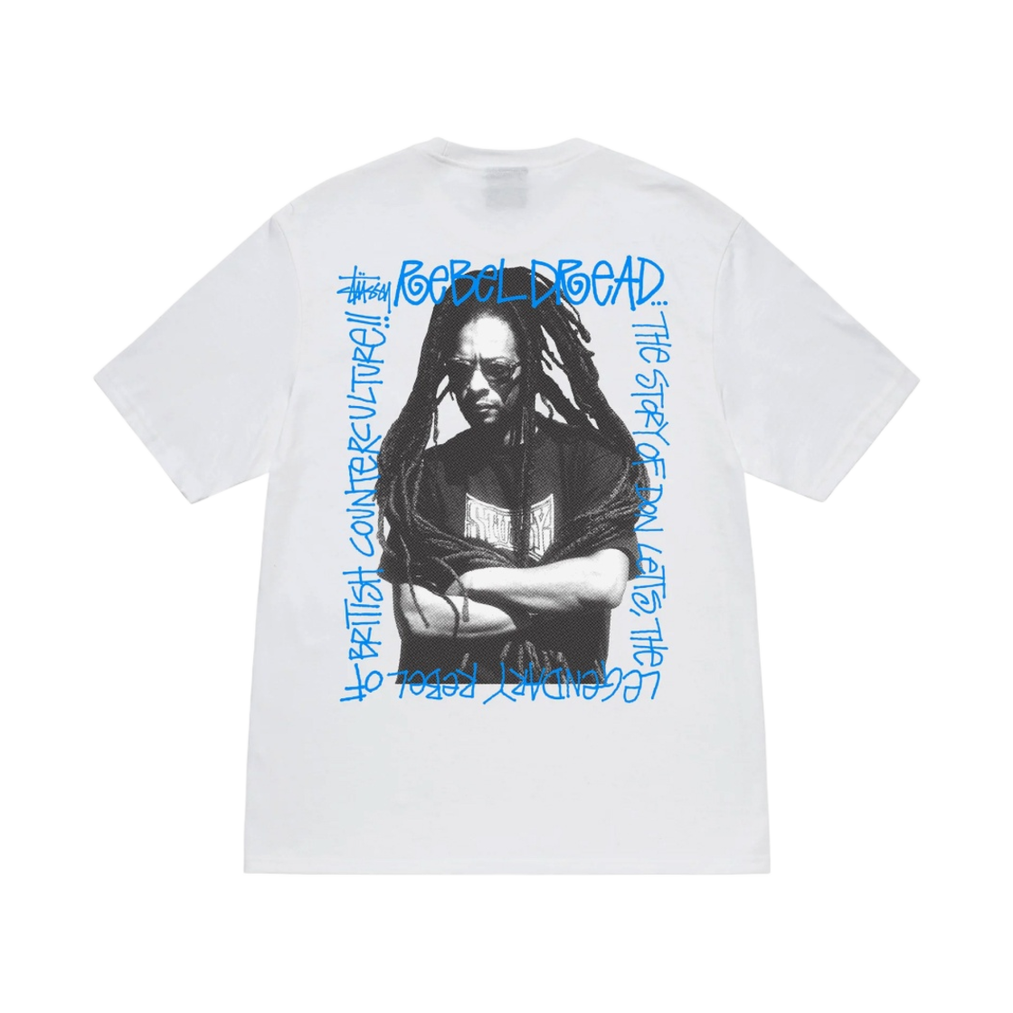 스투시 레벨 드레드 티셔츠 화이트(Stussy Rebel Dread T-Shirt White) - 1