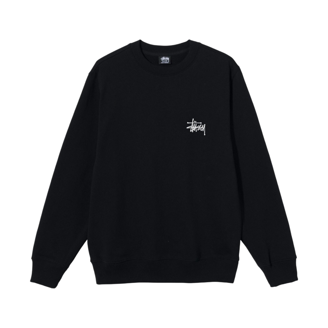 스투시 베이직 스투시 크루넥 블랙 2021 | Stussy | KREAM