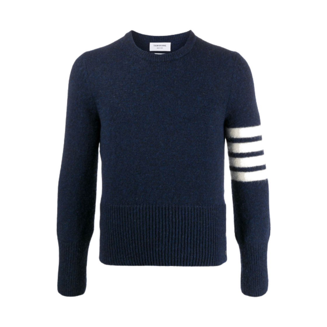 MKA093A-00278-415 Thom Browne 4-Bar Crewneck Wool Knit Navy