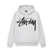 Stussy Dizzy Stock Hoodie Ash Heather