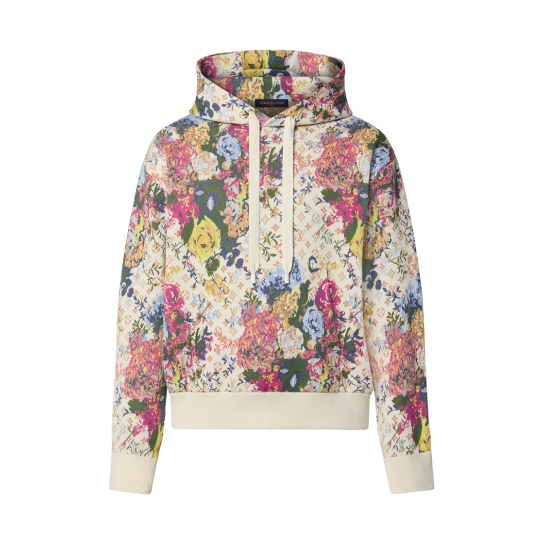 루이비통 LV 플라워 그래픽 자카드 후드 멀티컬러