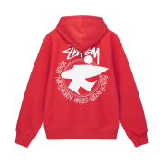 Stussy Beach Roots Hoodie Red