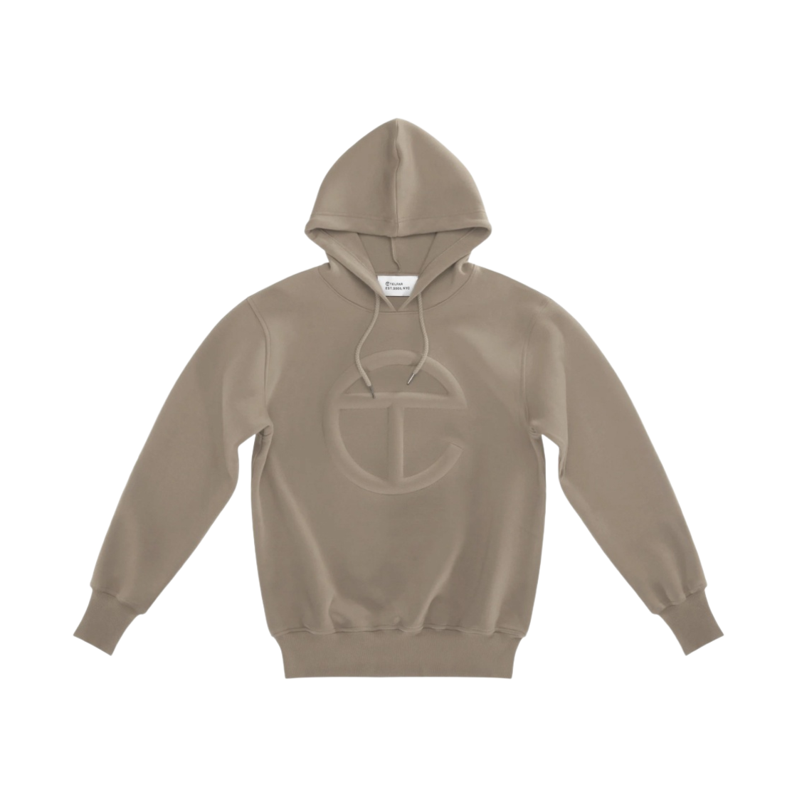 - Telfar Embossed Hoodie Grey