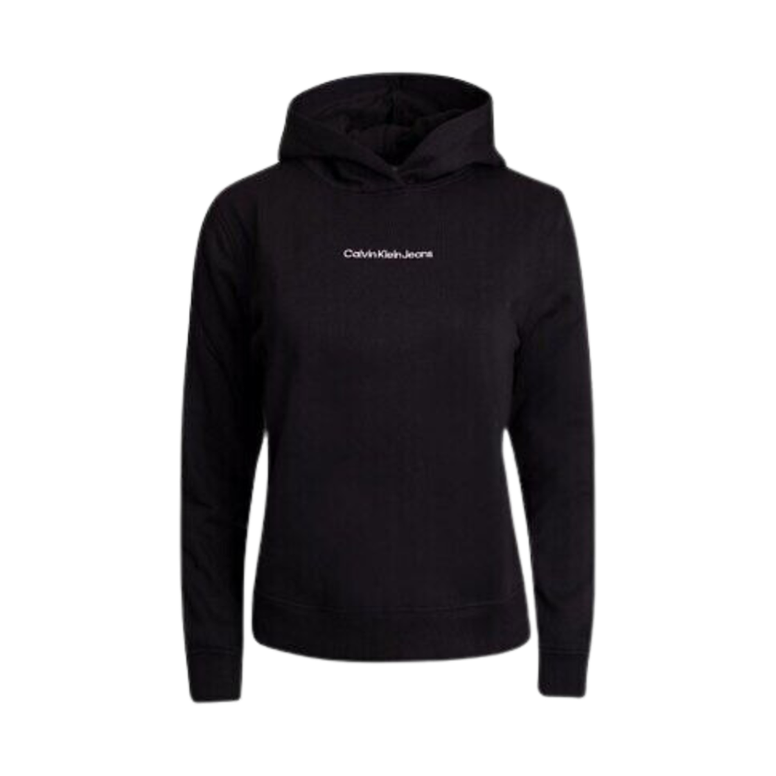 J20J221066BEH (W) Calvin Klein Logo Hoodie CK Black