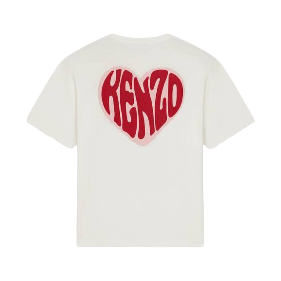 겐조 하트 오버사이즈 티셔츠 오프 화이트(Kenzo Heart Oversize T-Shirt Off White) - 1