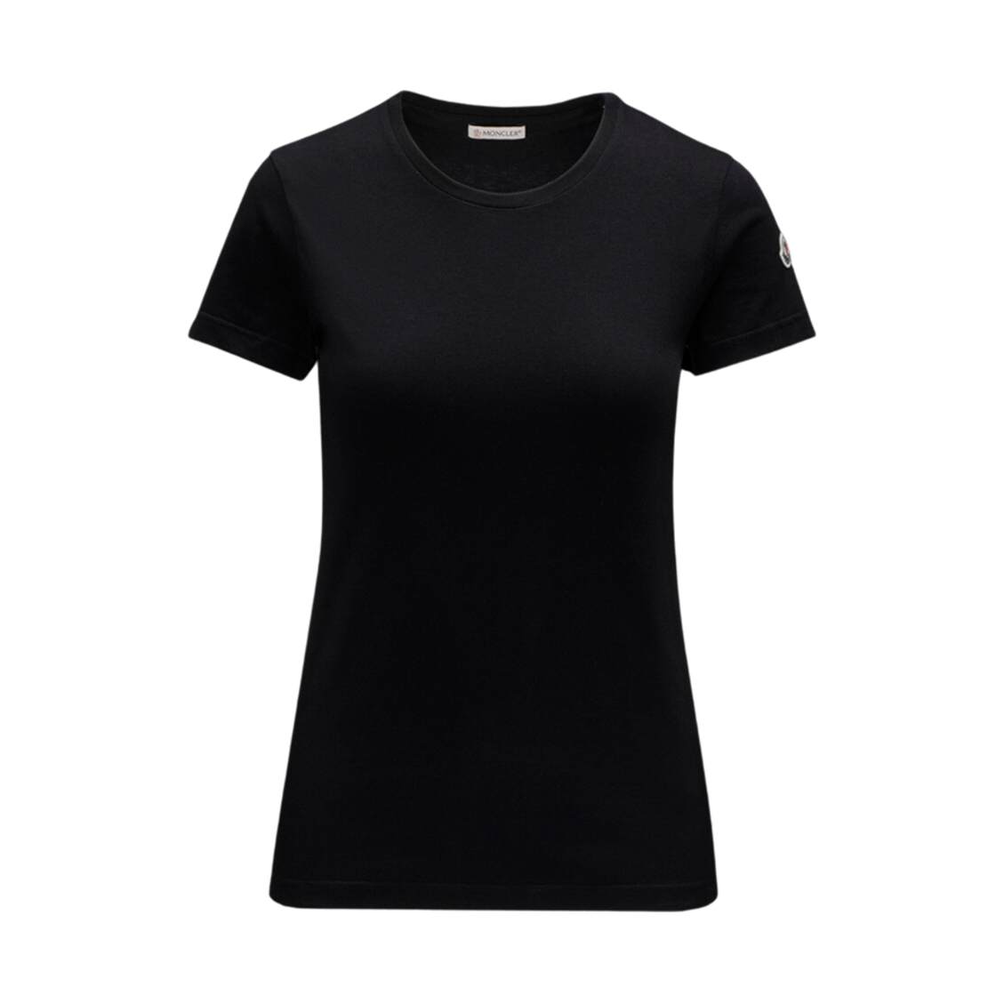 (W) 몽클레르 숏슬리브 티셔츠 블랙 - 21SS((W) Moncler Short Sleeve T-Shirt Black - 21SS) - 1