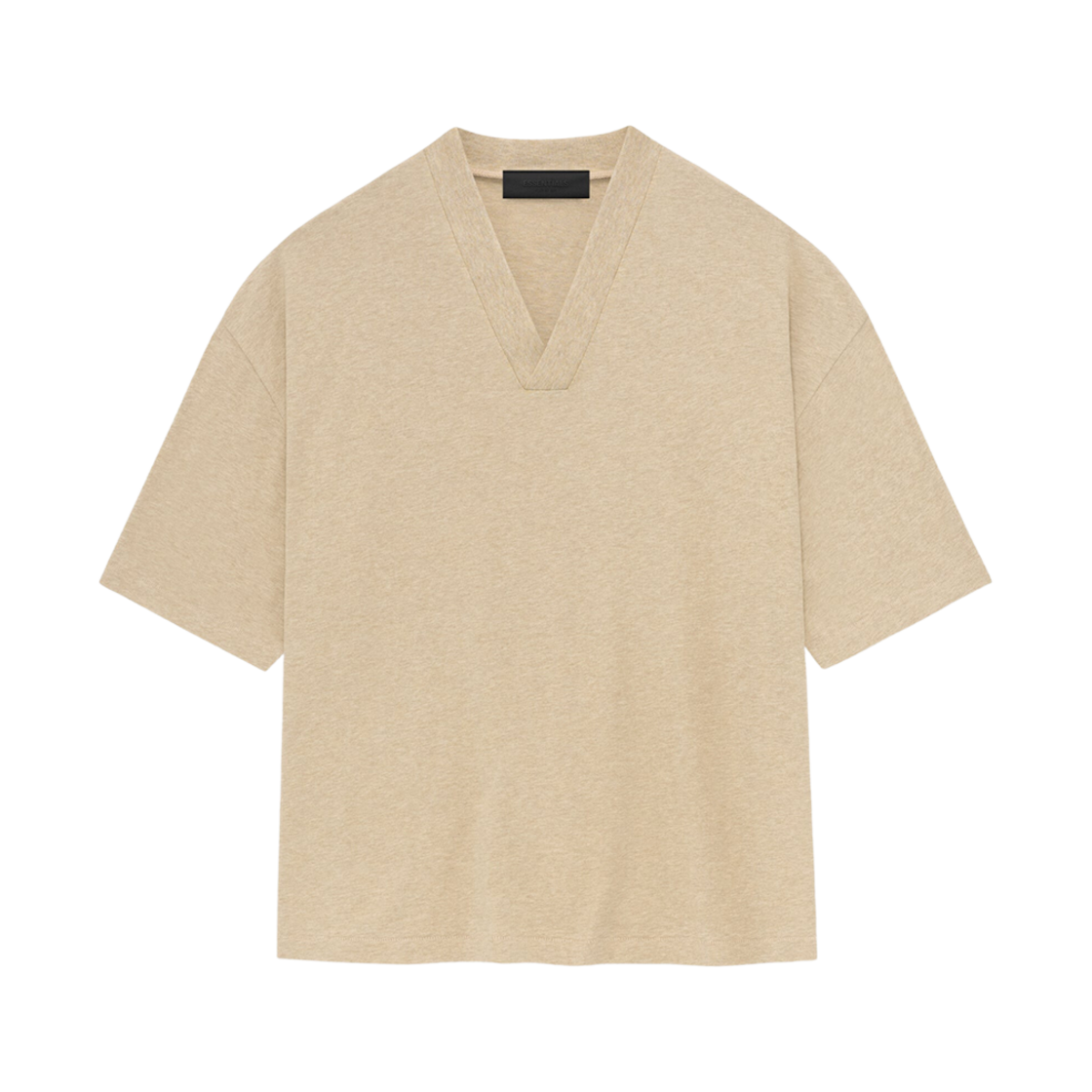 - Essentials V-Neck Gold Heather - 23FW