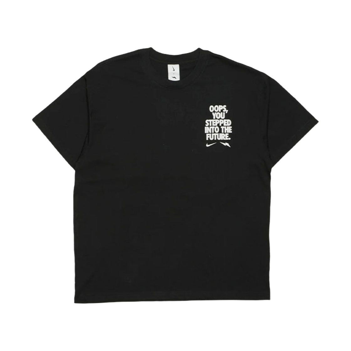 나이키 x RTFKT 웁스 티셔츠 블랙(Nike x RTFKT Oops T-Shirt Black)