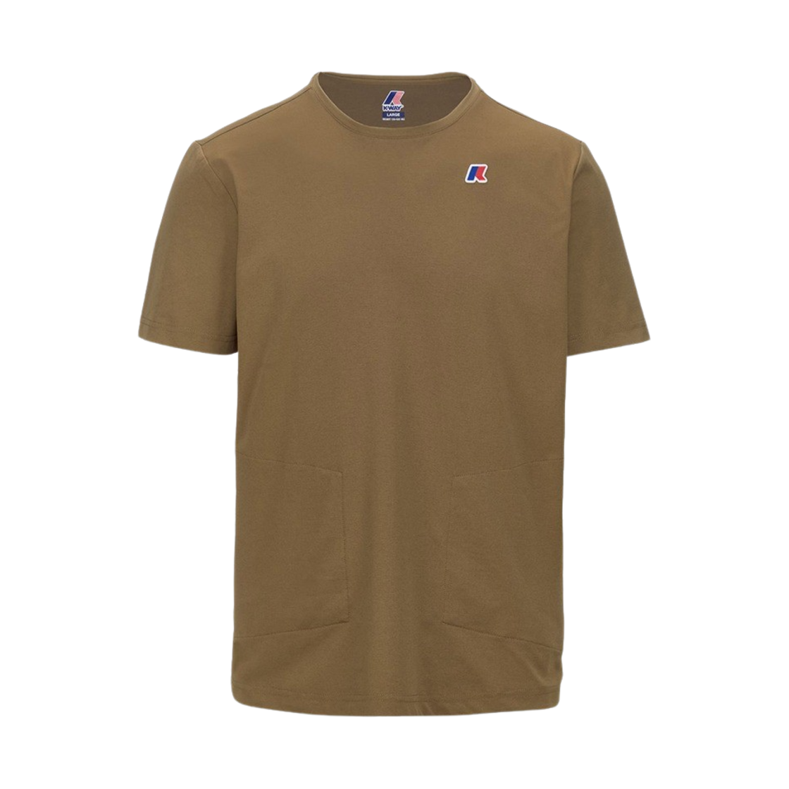 Y241EUT284BR1 K-Way Seril Travel T-Shirt Brown