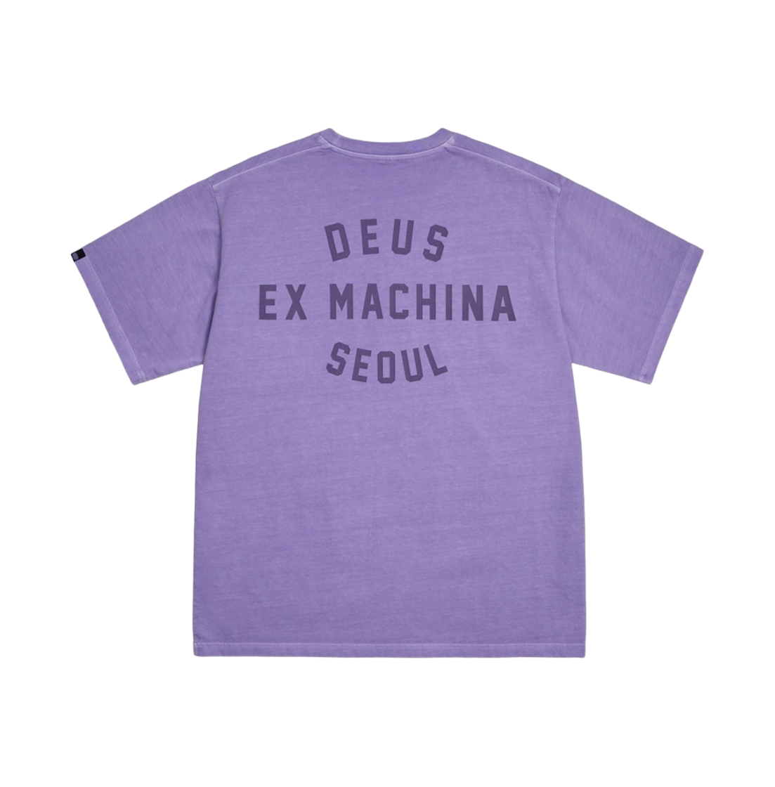 데우스 엑스 마키나 다이드 서울 컬리지 어드레스 티셔츠 퍼플(Deus Ex Machina Dyed Seoul College Address T-Shirt Purple) - 2