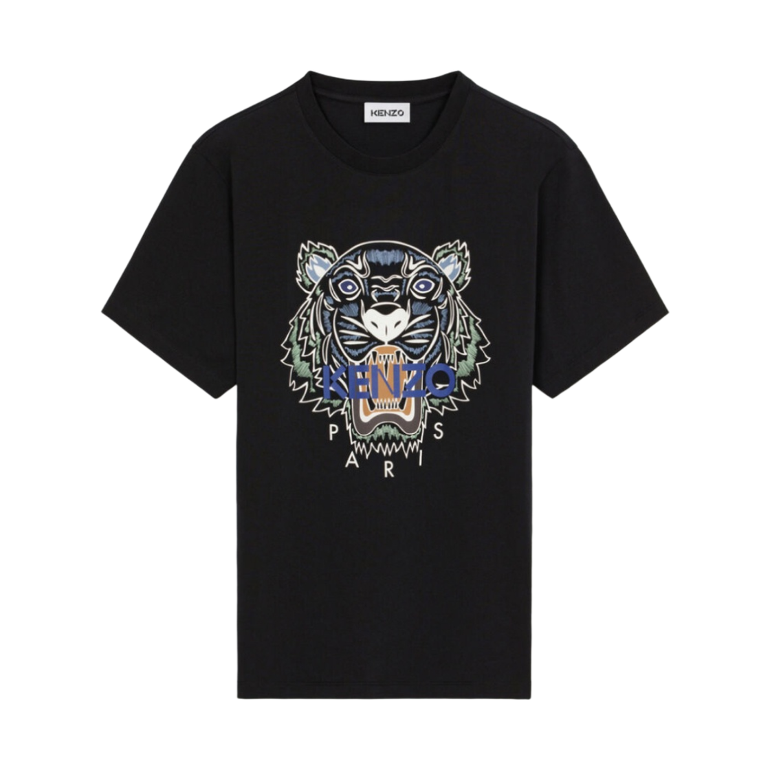 겐조 타이거 프린티드 티셔츠 블랙 - 22SS(Kenzo Tiger Printed T-Shirt Black - 22SS) - 1