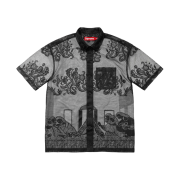 Supreme Last Supper Lace S/S Shirt Black - 25SS