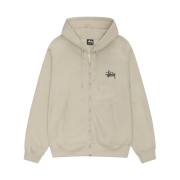 Stussy Basic Stussy Zip Hoodie Khaki 2023