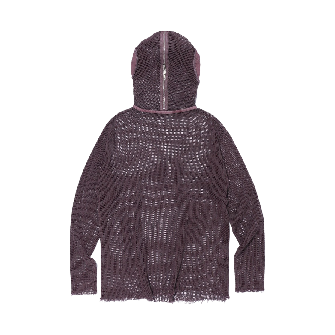 IC232MHR01BD Icyto Mesh Zip Hoodie Burgundy