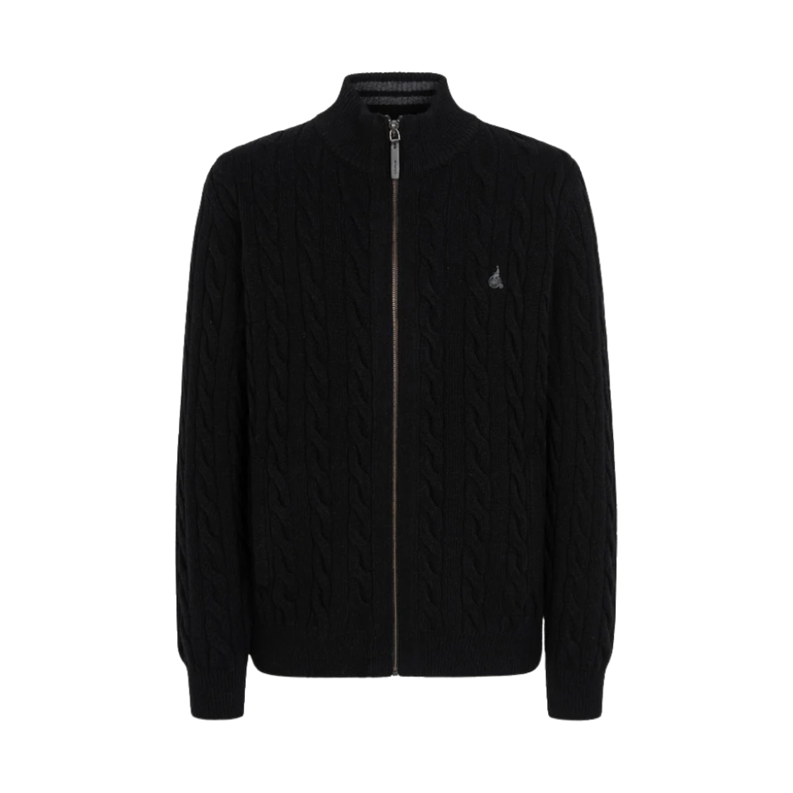 BC495AC215 Beanpole Cable Zip Up Cardigan Black